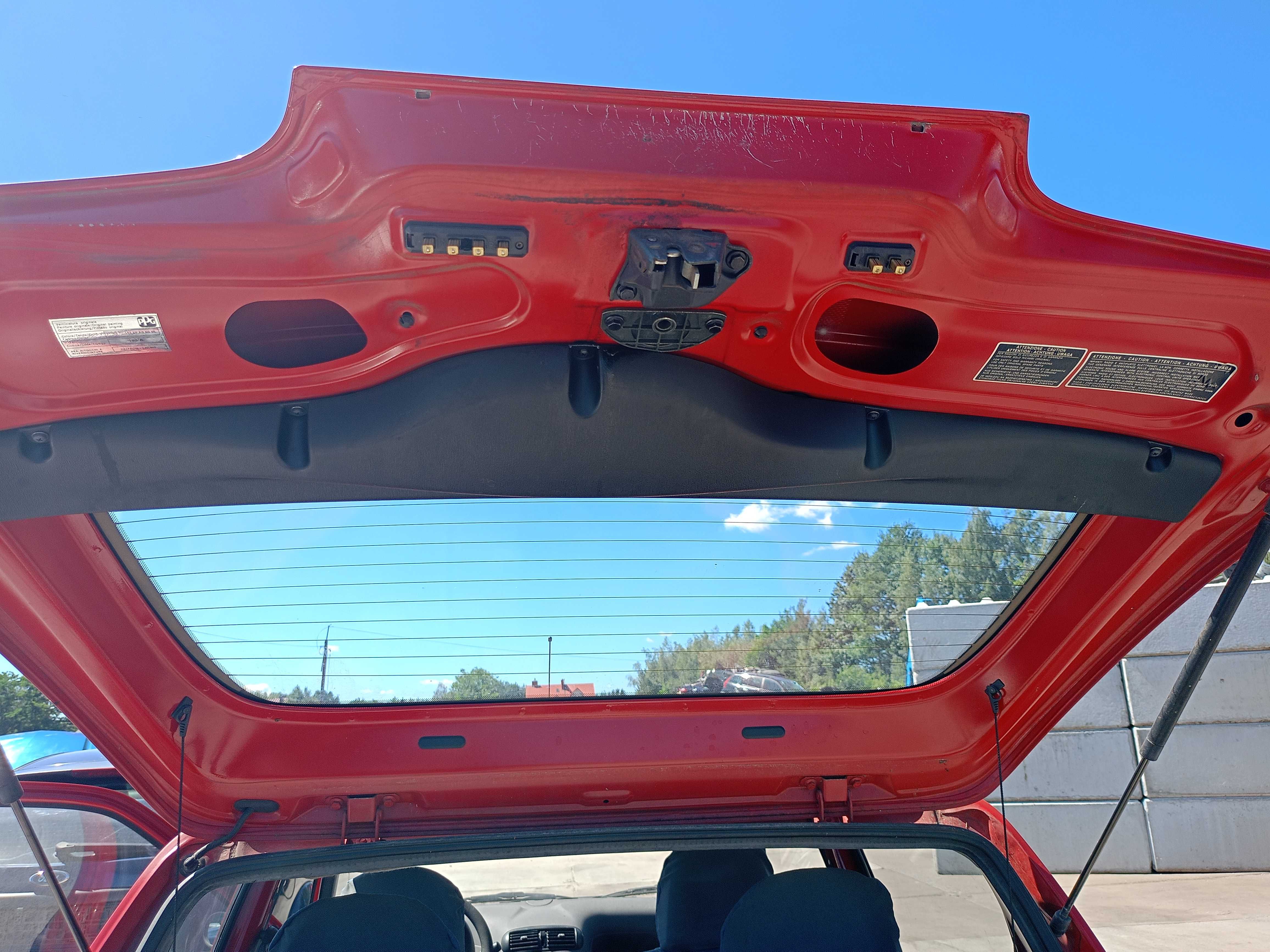 Fiat Seicento Klapa Bagażnika Tył Kolor 199/A