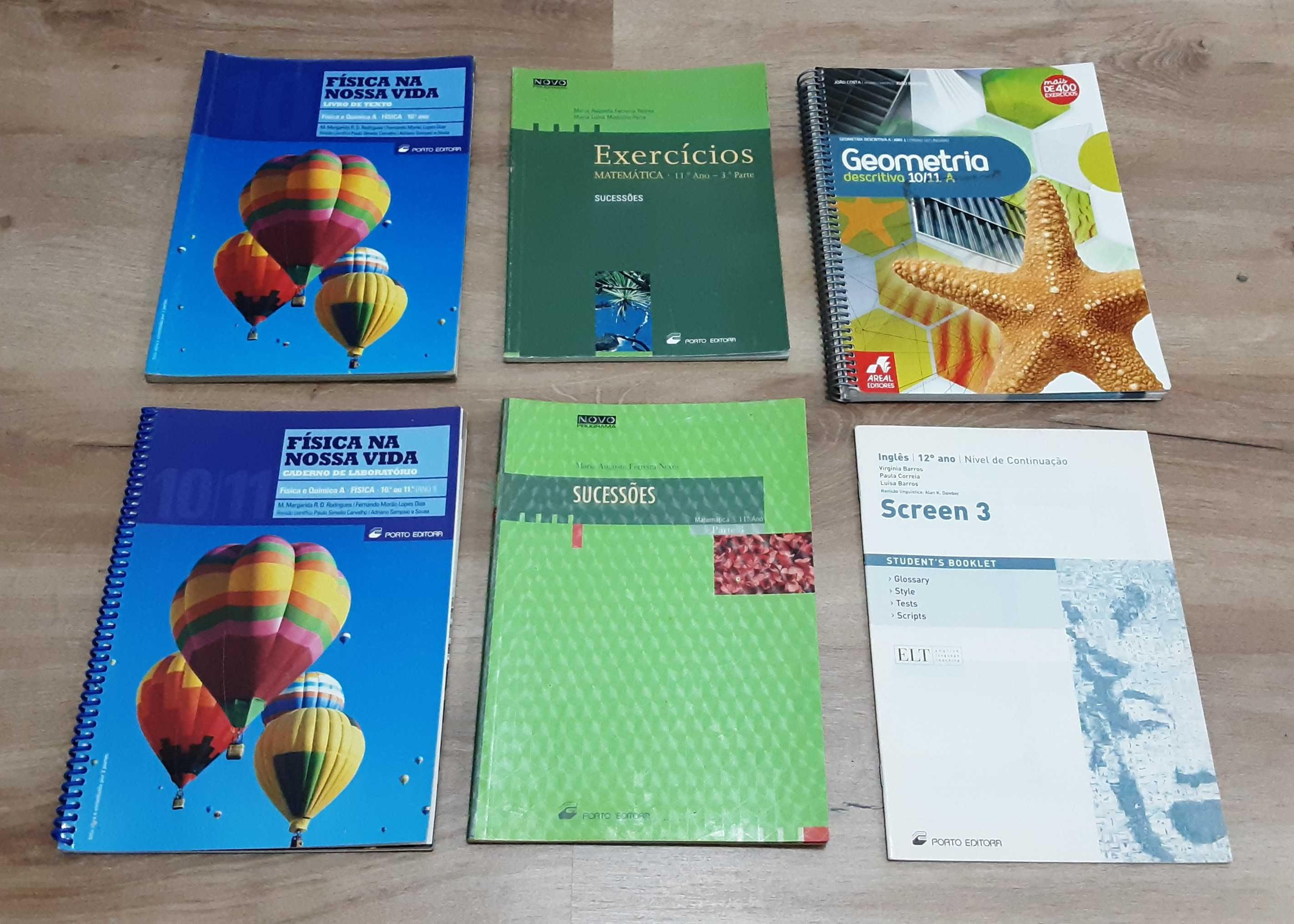 Manuais / CA Escolares ANTIGOS para Apoio ao Estudo - 1€/cada!
