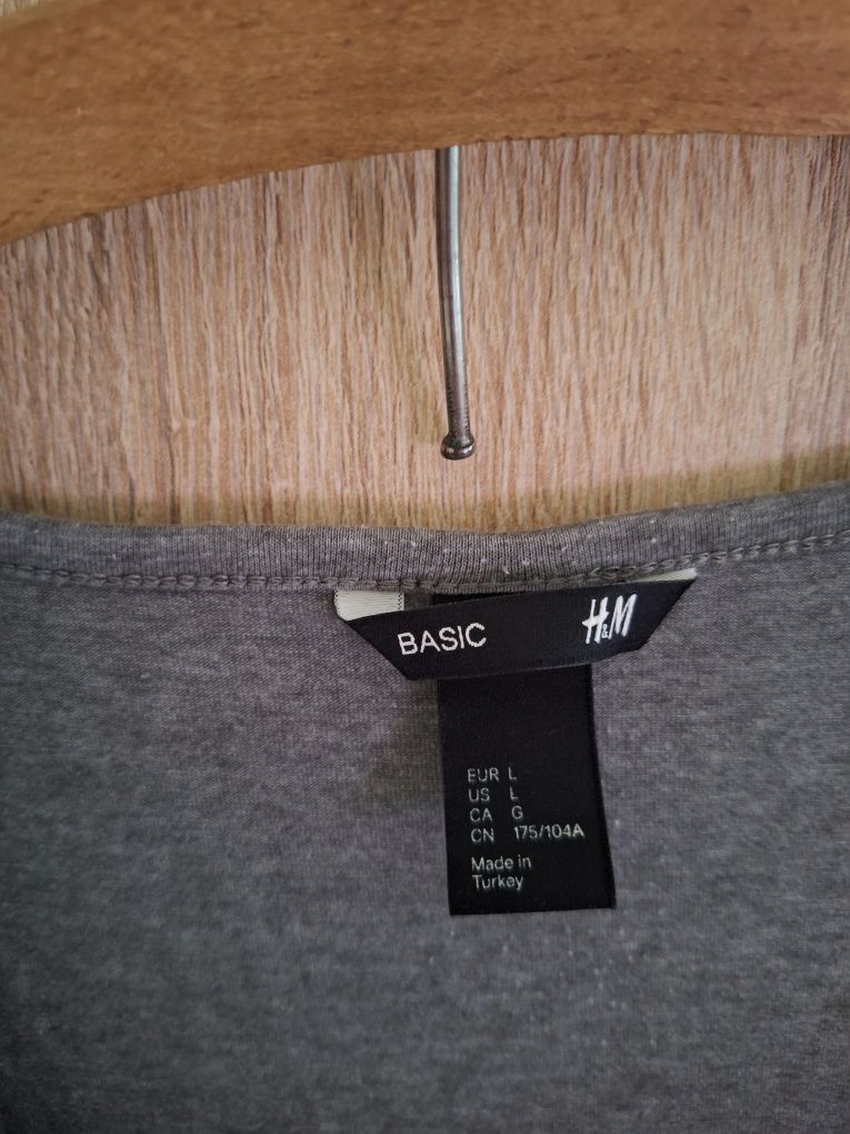 sukienka szara basic HM r L