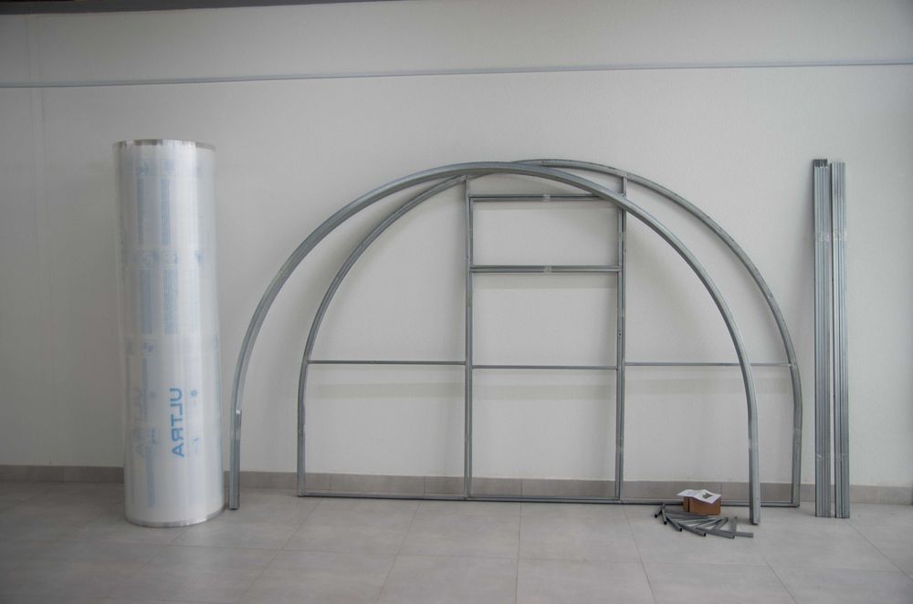 Szklarnia Tunel 3x8m z poliwęglanu komorowego 6mm, profil 40x20mm