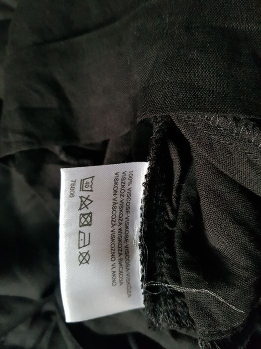 C&A  34 XS kombinezon czarny z wiskozy