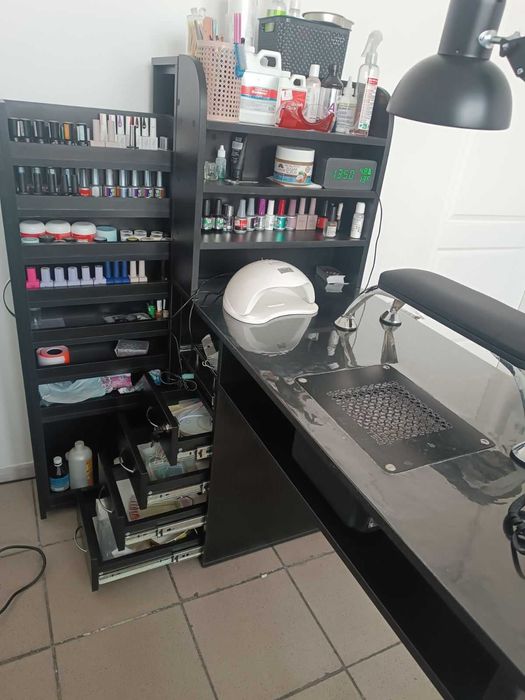 Стіл манікюрний, чорний