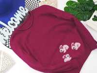 Italy - wełniany sweterek króliczki r 134