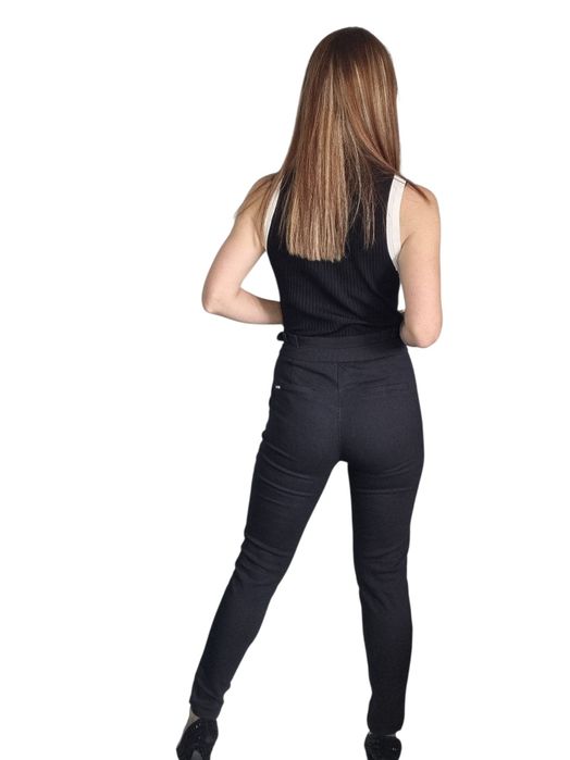 Czarne spodnie freesia rozmiar s 36