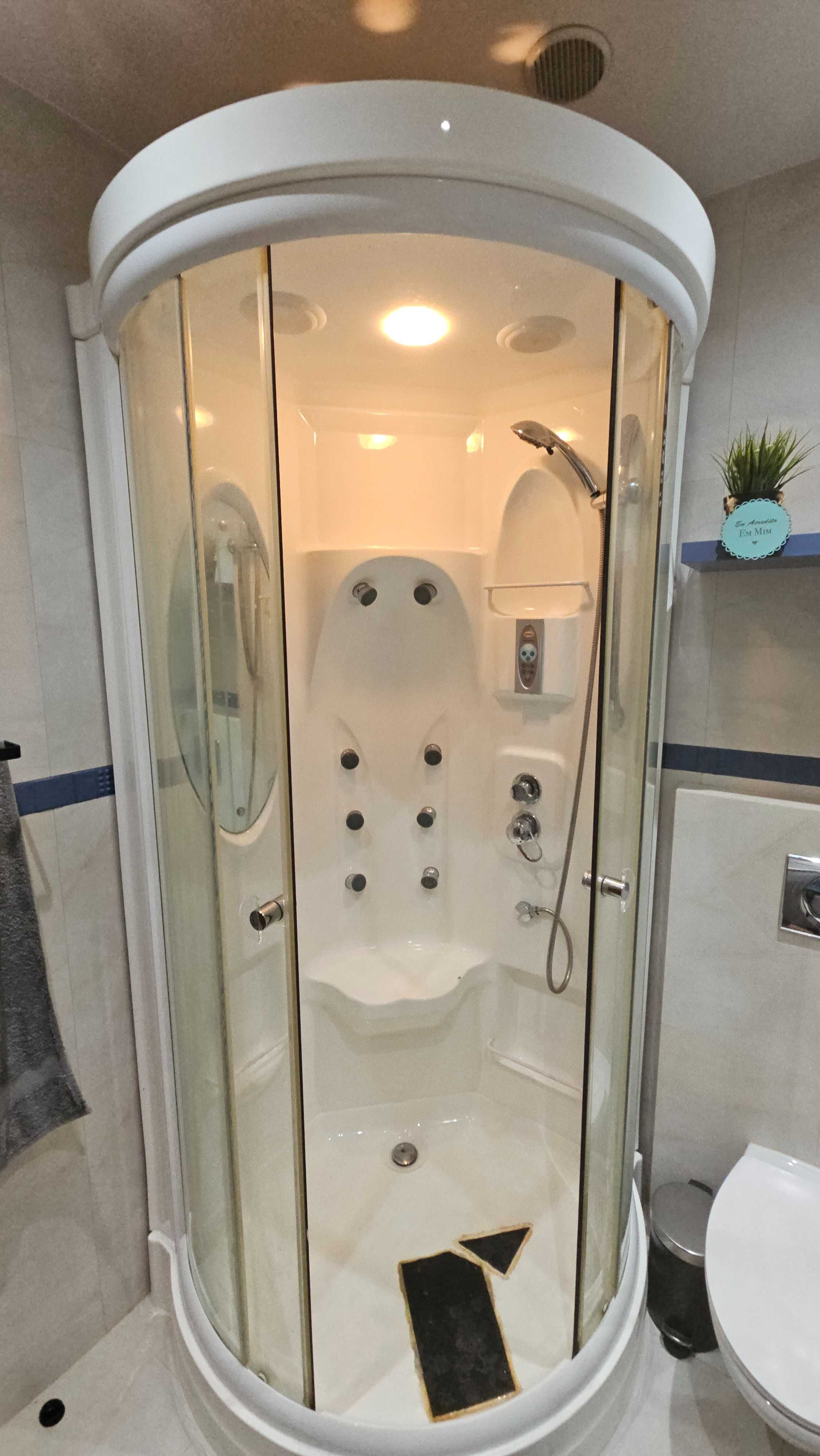 Cabine de duche com hidromassagem
