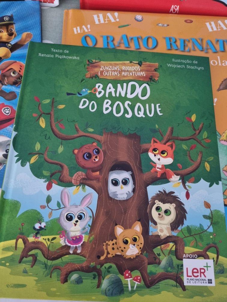 Livros infantis de leitura