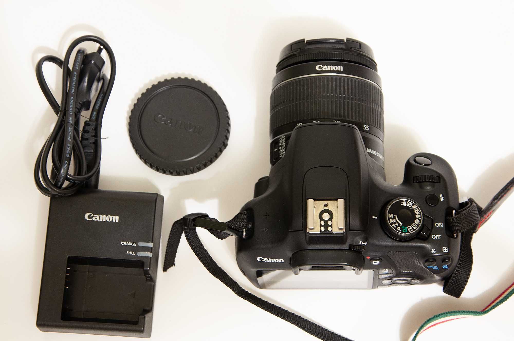 Canon EOS REBEL T5 (1200D) + обєктив EF-S 18-55mm f/3.5-5.6 IS II
