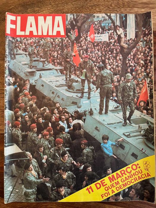 Revista Flama de Março de 1975 (grande enfoque no 11 de Março de 1975)