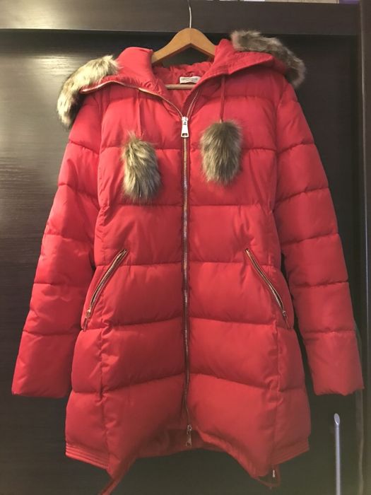 Kurtka zimowa czerwona