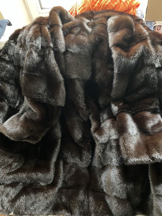 Норковая шуба цельная норка соболь куница