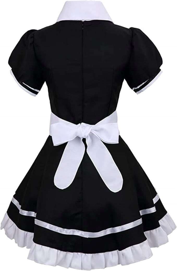 Anime strój francuska pokojówka Lolita przebranie  dla kobiet M