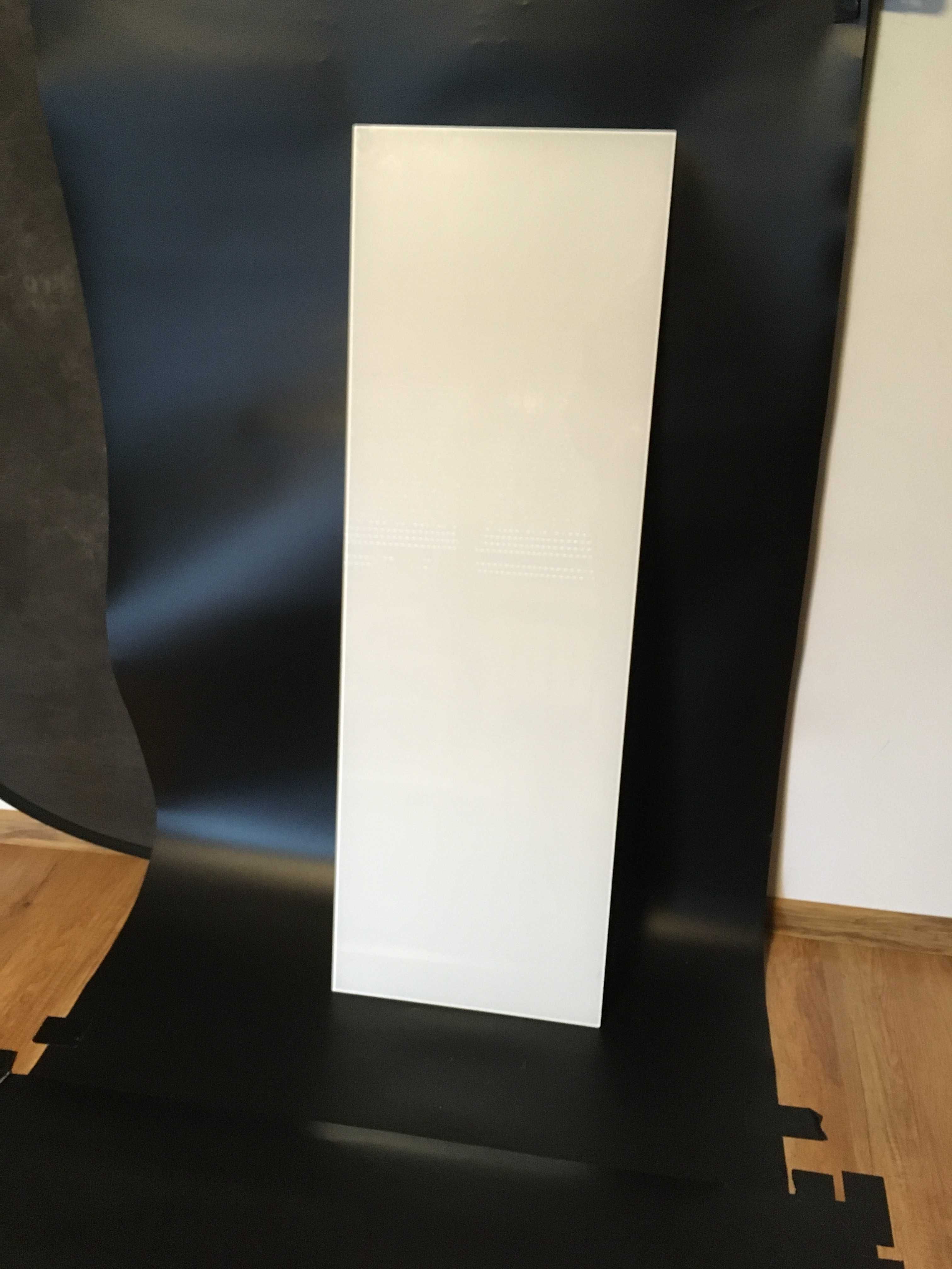 Besta panel szklany biały/mleczny - 120x40 cm - jak NOWY!