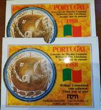 Carteira moedas Portugal BNC serie 1988 INCM