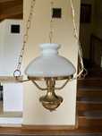 Lampa wisząca mosiądz Ikea 1993 classic unikat piękna