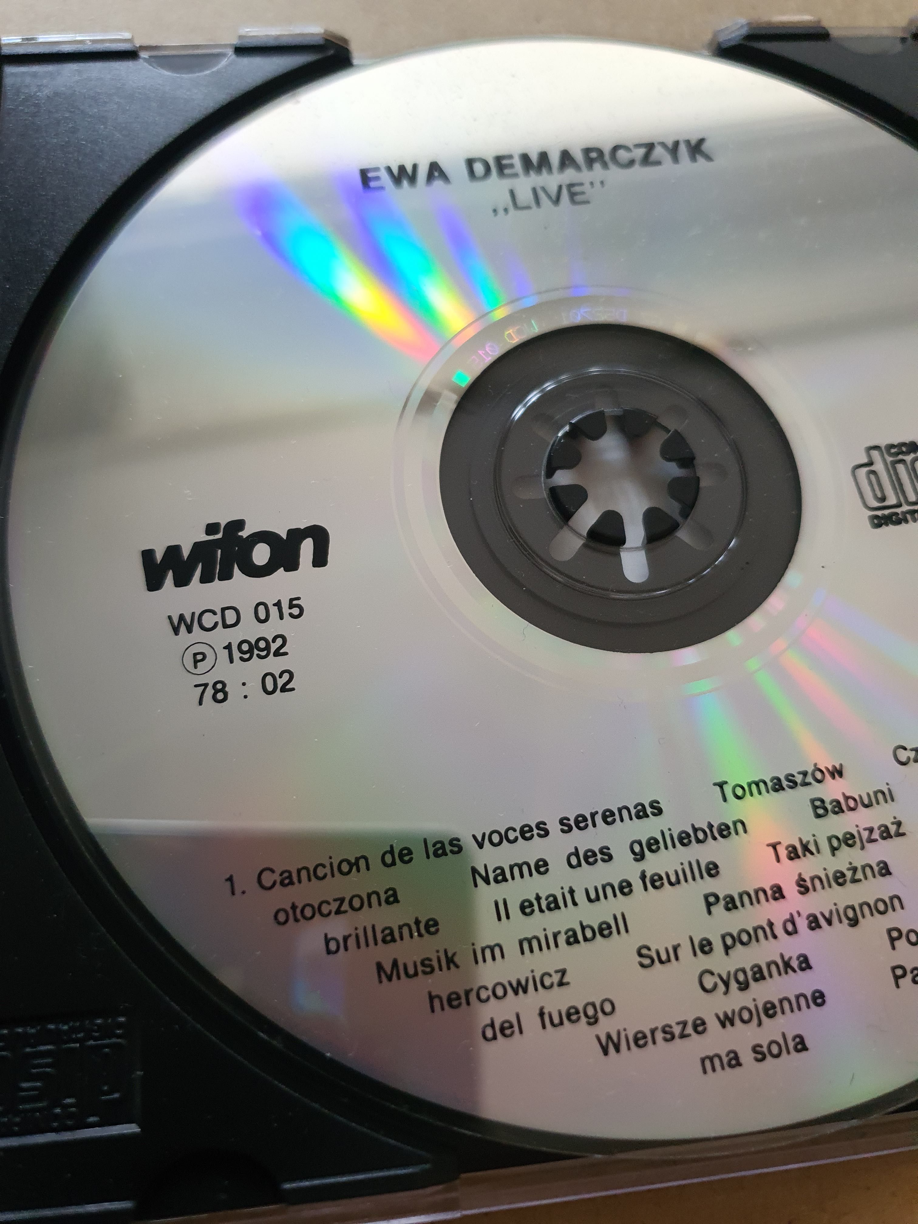 Ewa Demarczyk LIVE CD Wifon