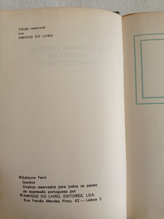 Os grandes enigmas do nosso tempo (3 volumes)