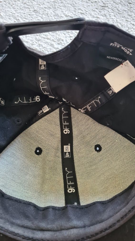 Czapka z daszkiem bejsbolówka. NY. New Era. Czarna. Skate Streetwear