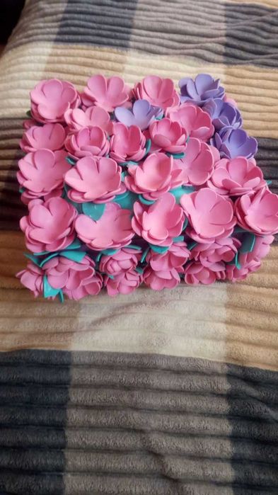 Продам декор для дому квіти із фоамирану 60 штук