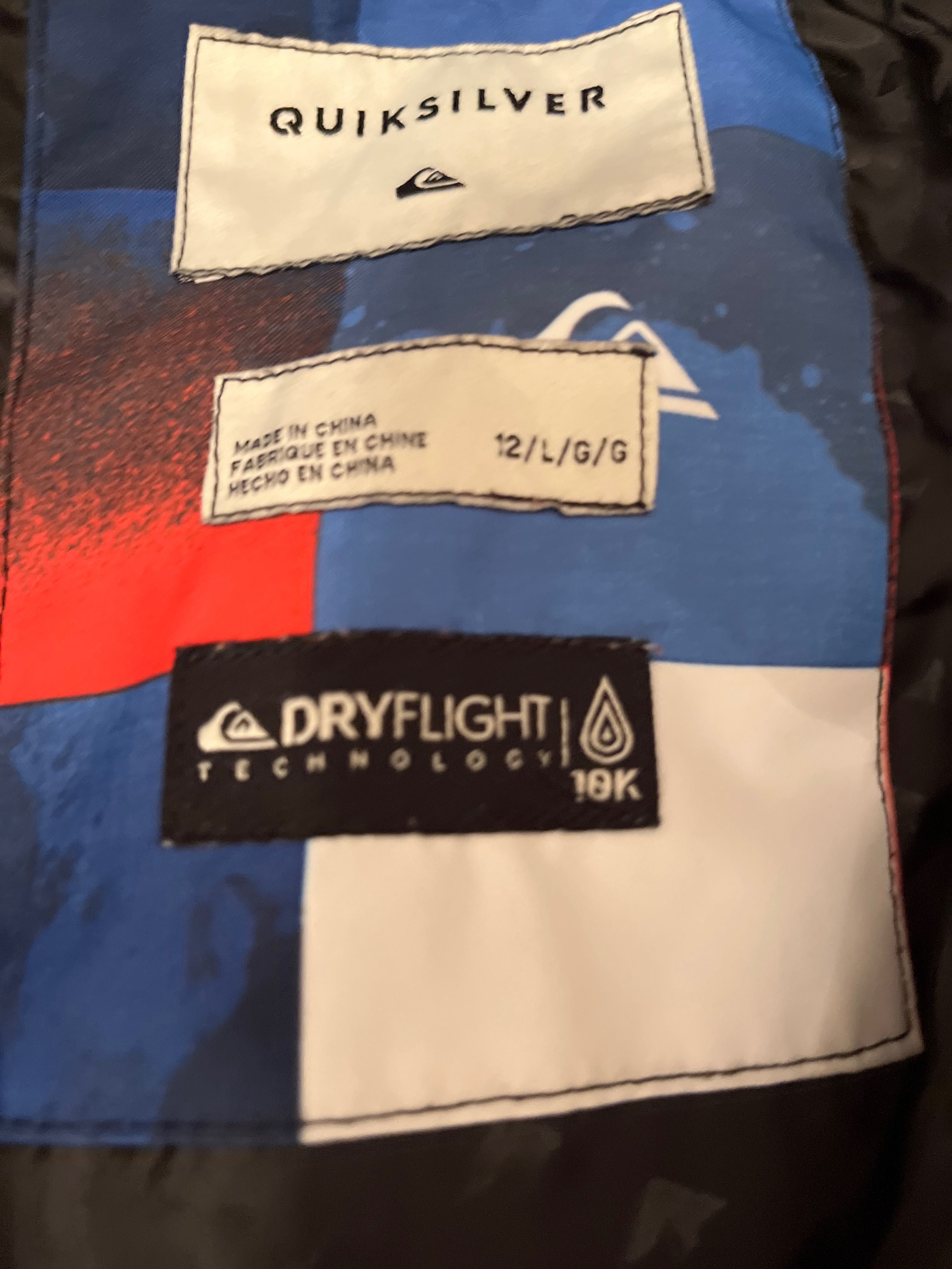 Quiksilver kurtka i spodnie narciarskie 12 L