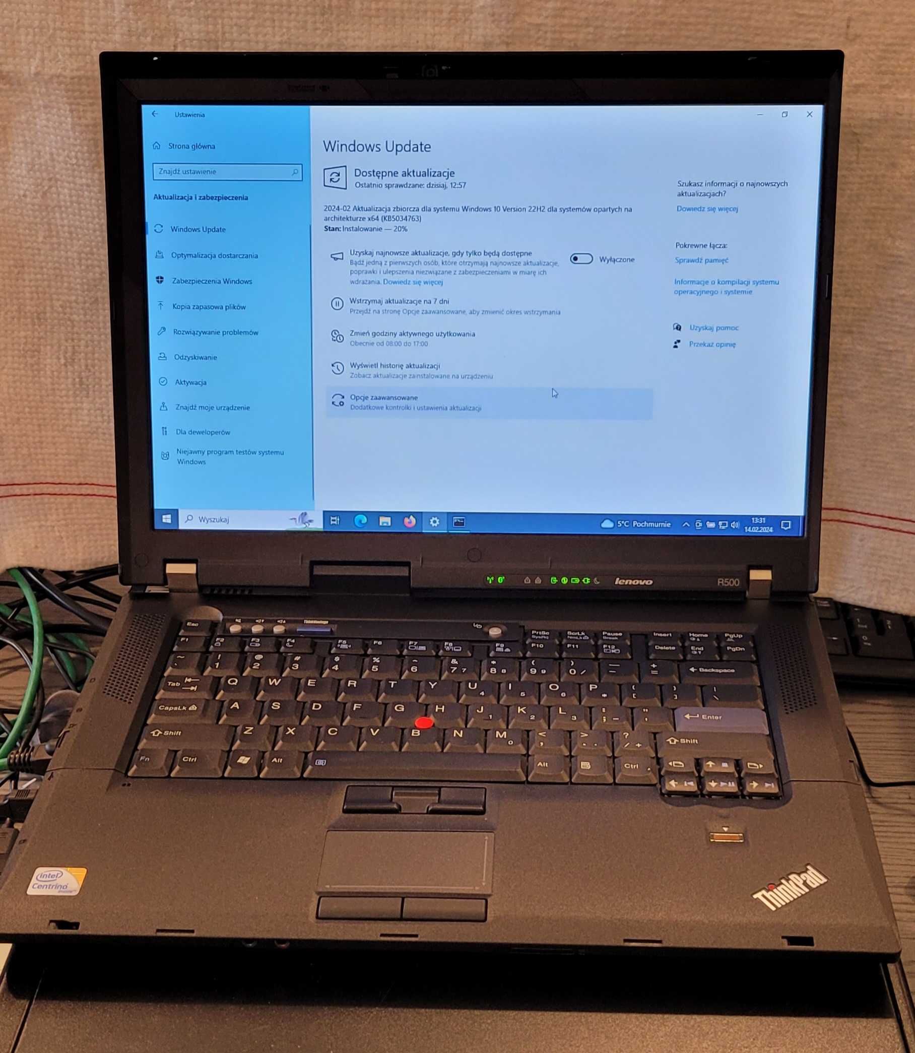 ThinkPad R500 Laptop Lenovo komputer do internetu