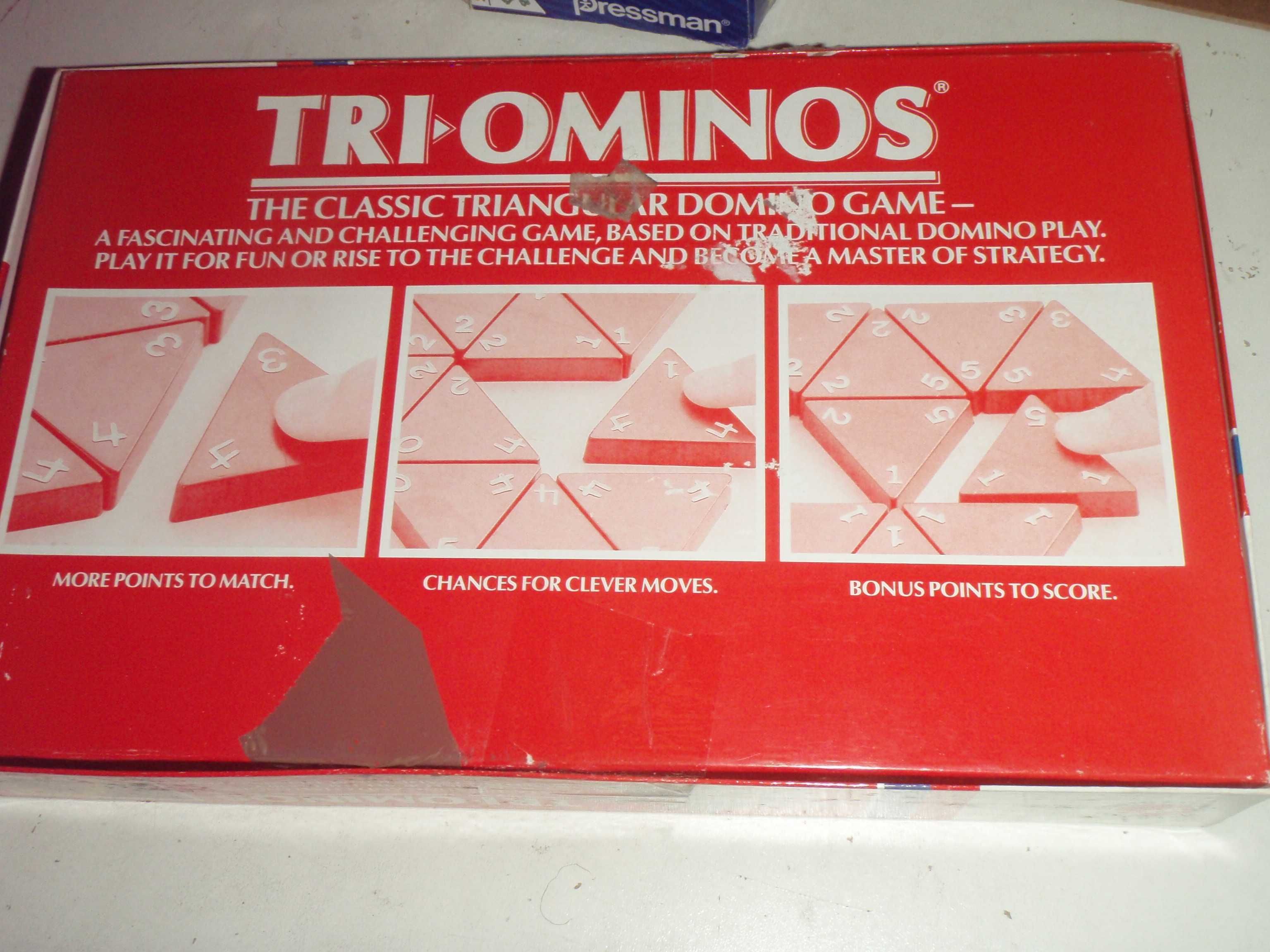 TRIOMINOS rodzinna gra - trudniejsza wersja domino
