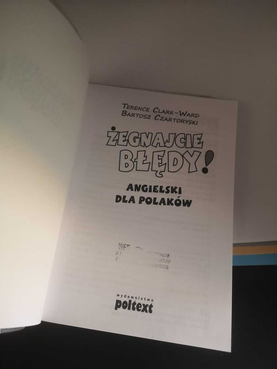 Żegnajcie Błędy, Clark-Ward Angielski dla Polaków książka z płytą