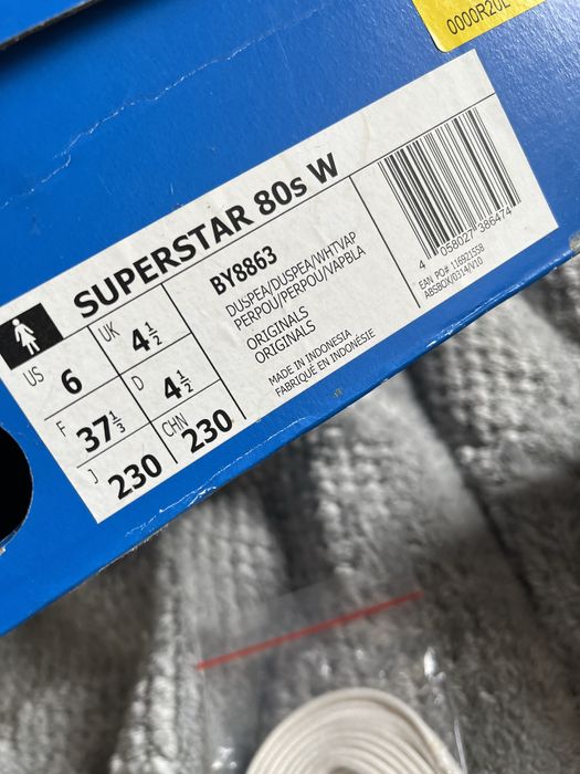 snakersy adidas superstar 80s W pudrowo różowe