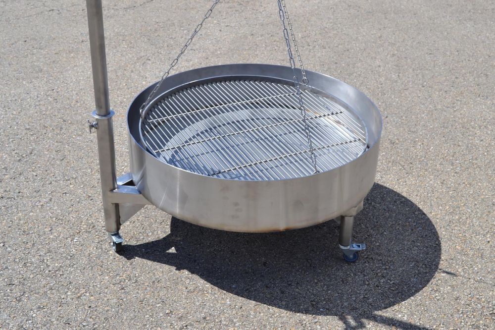 Grill ogrodowy ze stali nierdzewnej