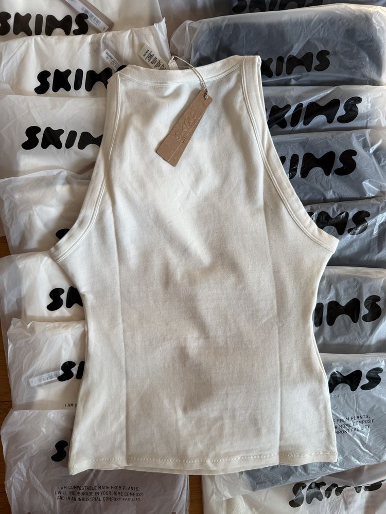SKIMS TANK , топ, ОРИГІНАЛ, Marble, size S