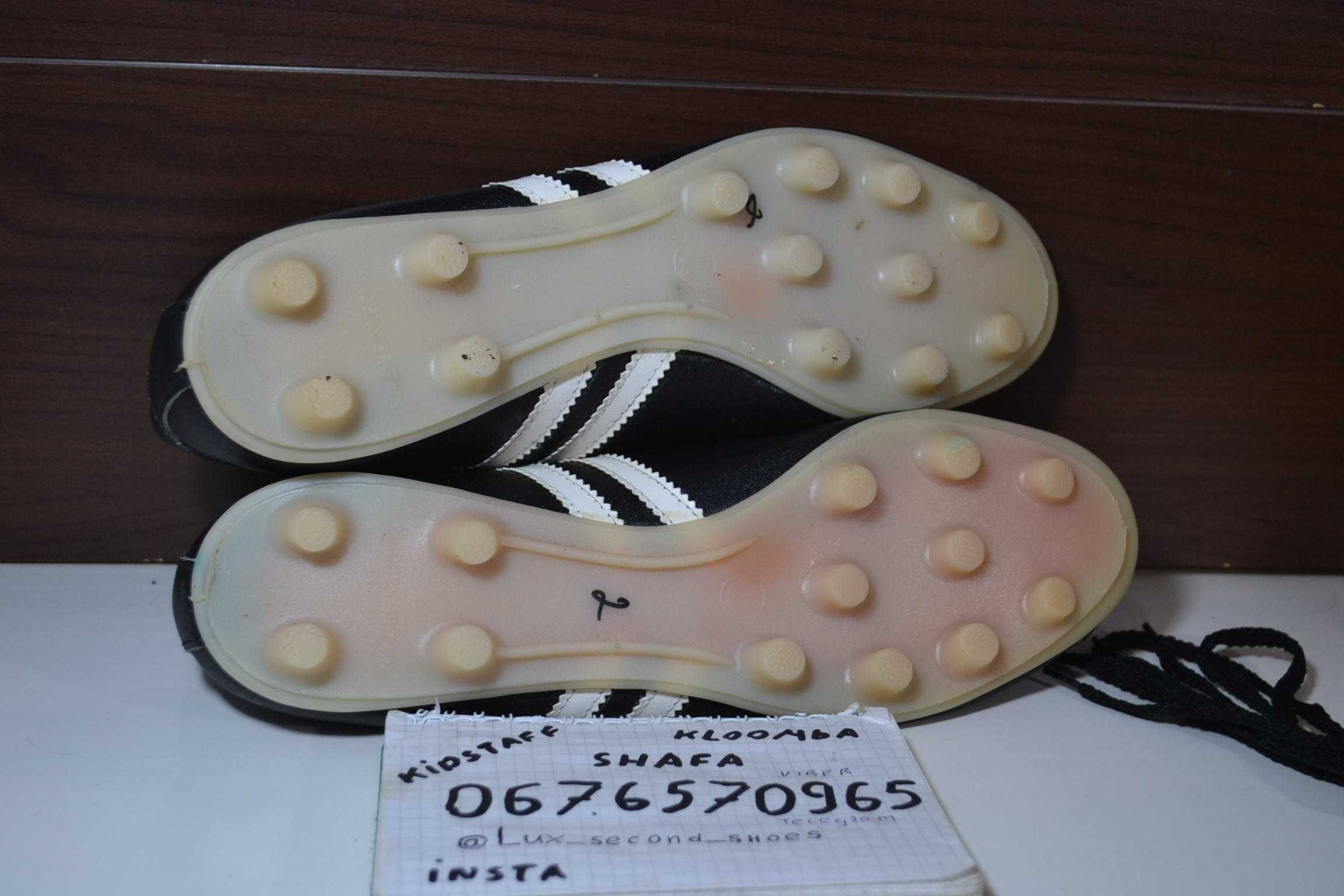 adidas spartak 45-46р бутсы бампы шиповки копочки кожаные футбольные