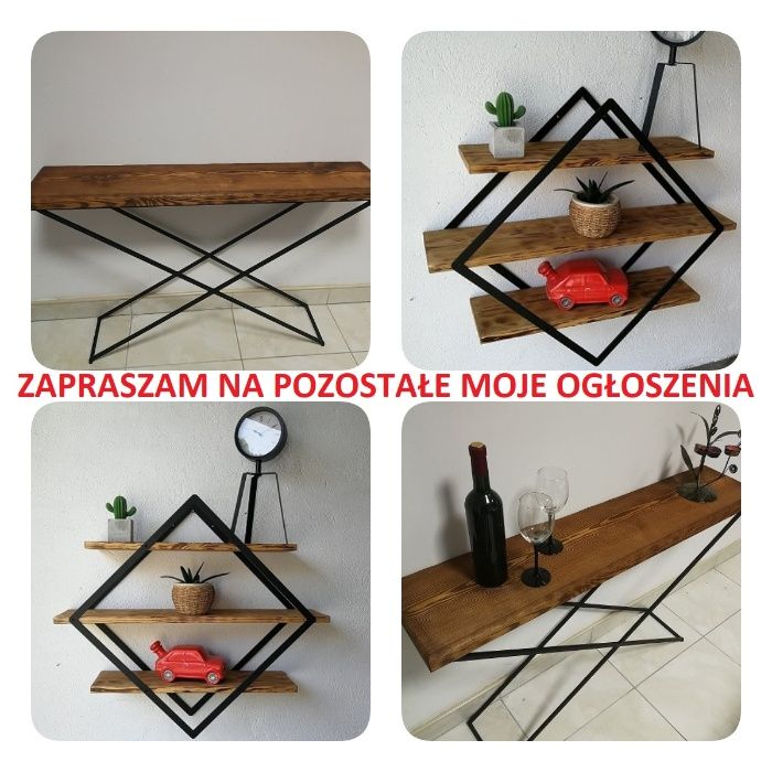Barek na alkohol STARE DREWNO Loft Rustic Retro HandMade