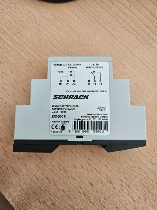Przekaźnik czasowy taktujący Schrack ZR5B0011