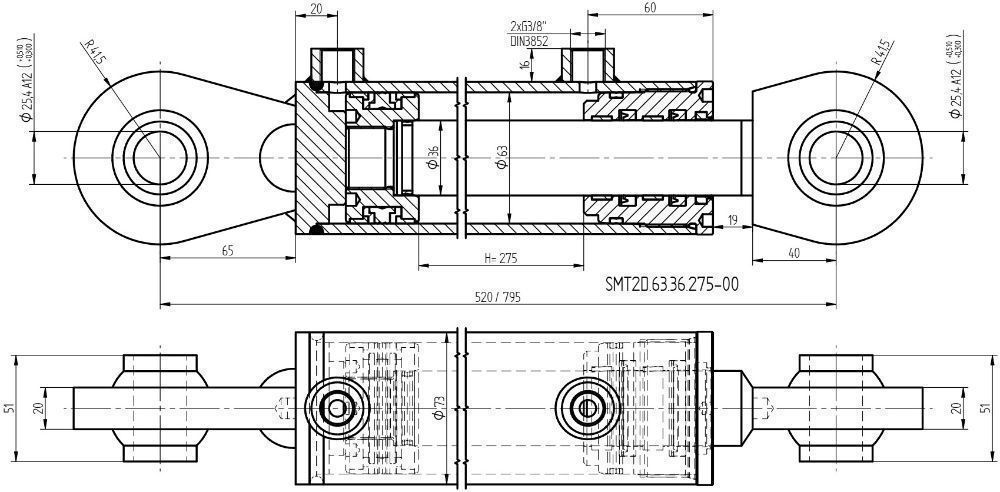 Cięgła + Stabilizatory + Łącznik CENTRALNY C-360 ZŁĄCZE EURO [7856]