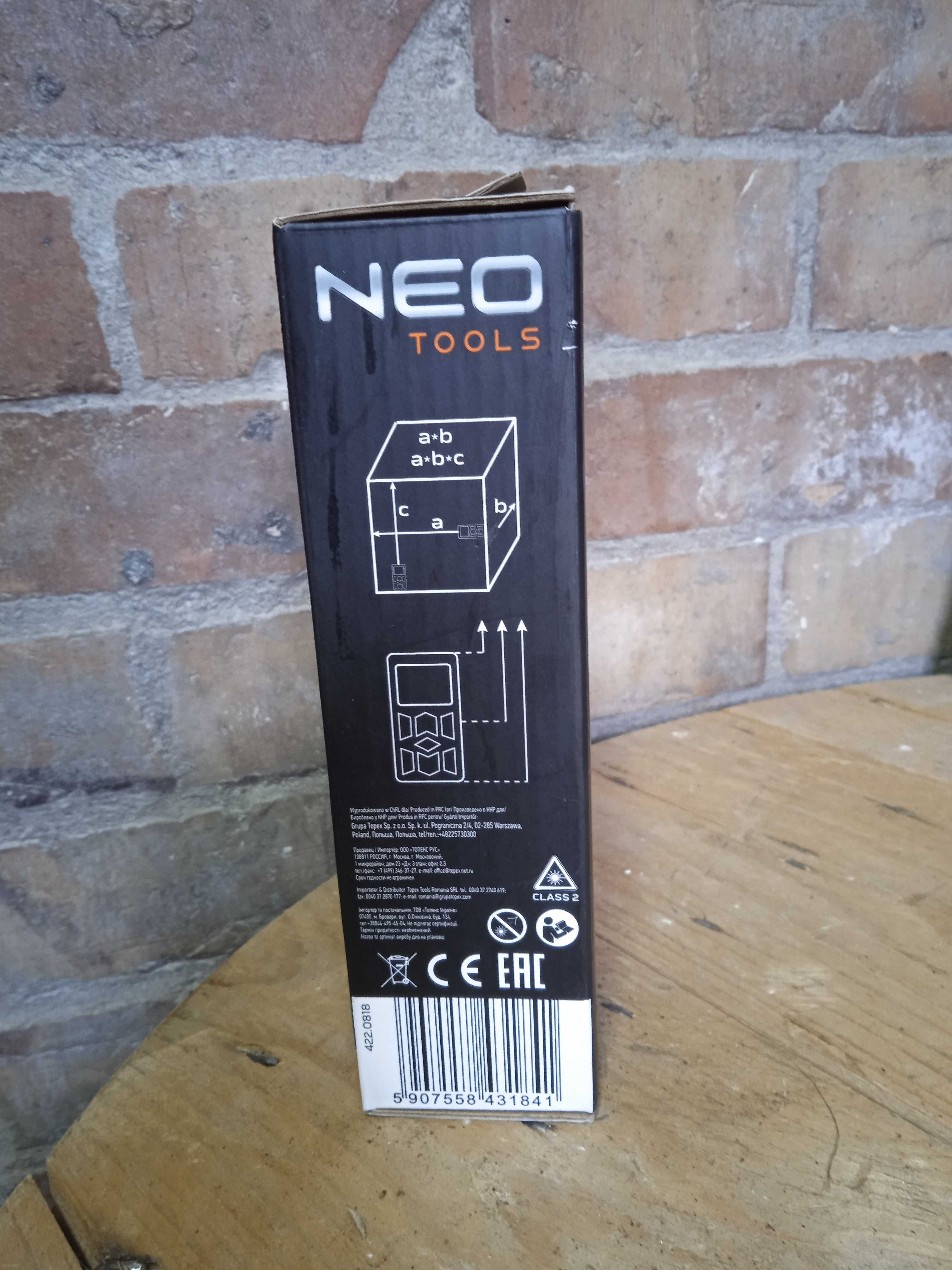 Dalmierz laserowy, zasięg 0.2- 60 m NEO 75-201