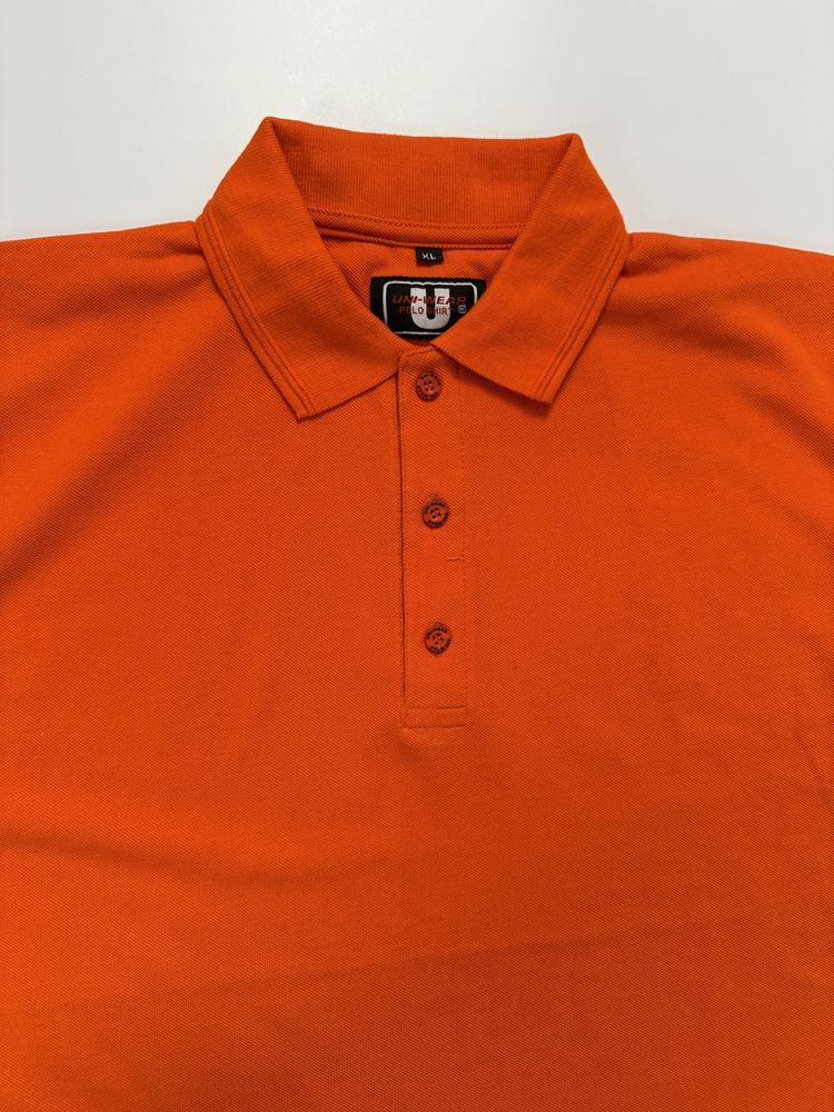 Nowa koszulka meska polo pomaranczowa XL tshirt