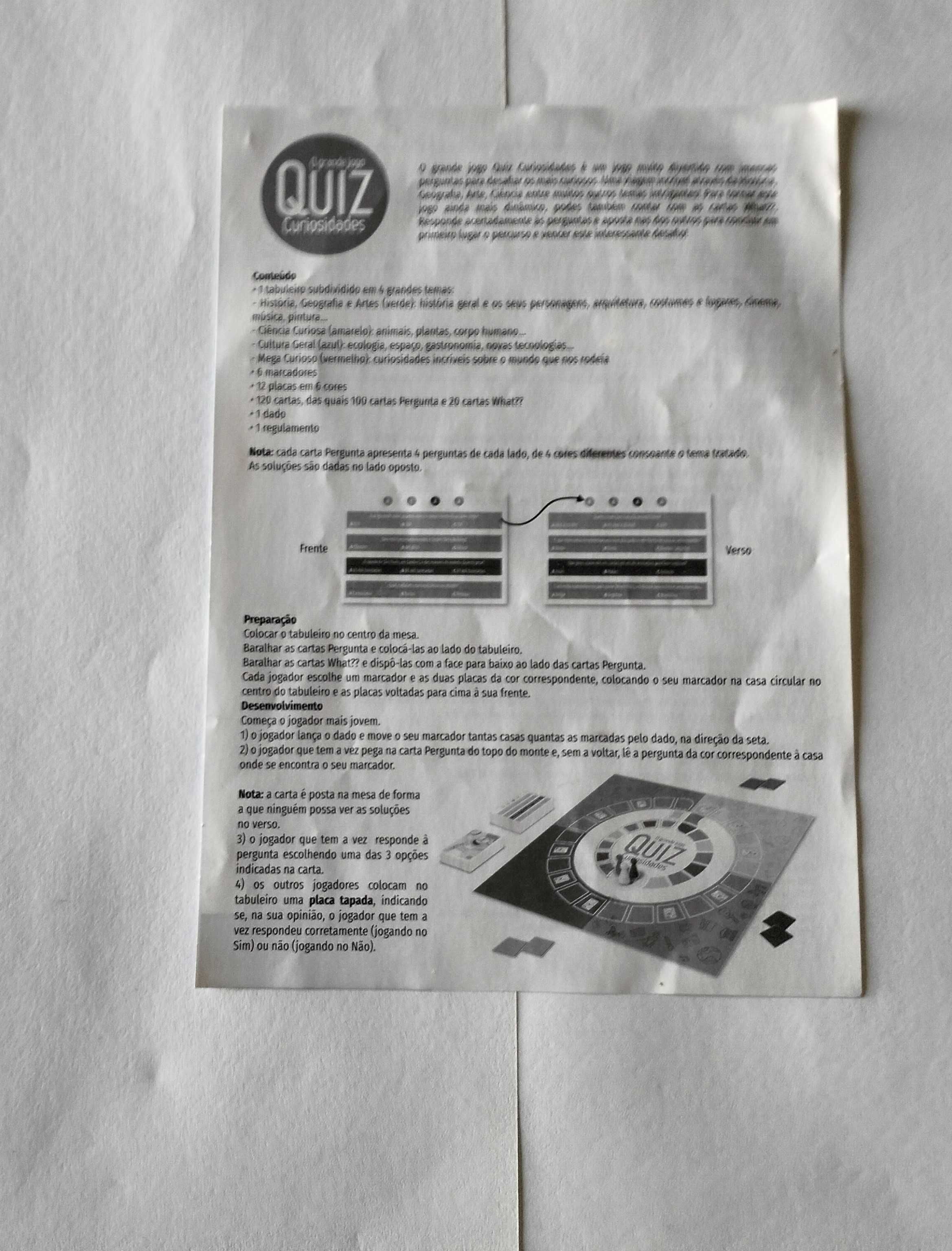O Grande Jogo Quiz - Curiosidades