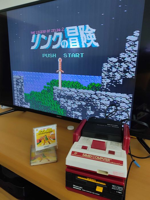 Famicom Disk System FDS completo com caixa
