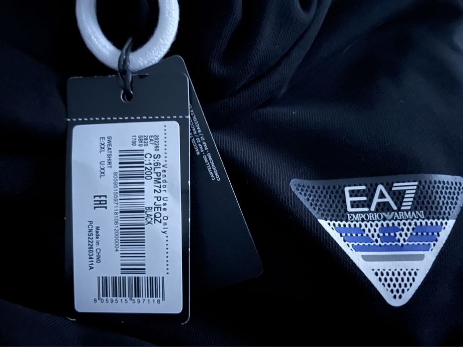 Мужской свитшот худи Emporio Armani,XXL