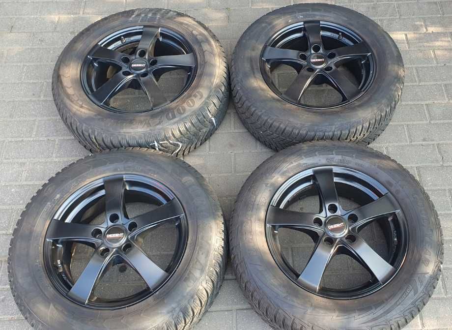 4x Felgi używane DEZENT RE DARK 16 5x114,3 ET48 Hyundai / Kia / Mazda