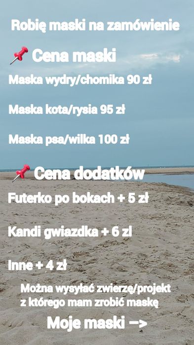 Maski therian na zamówienie