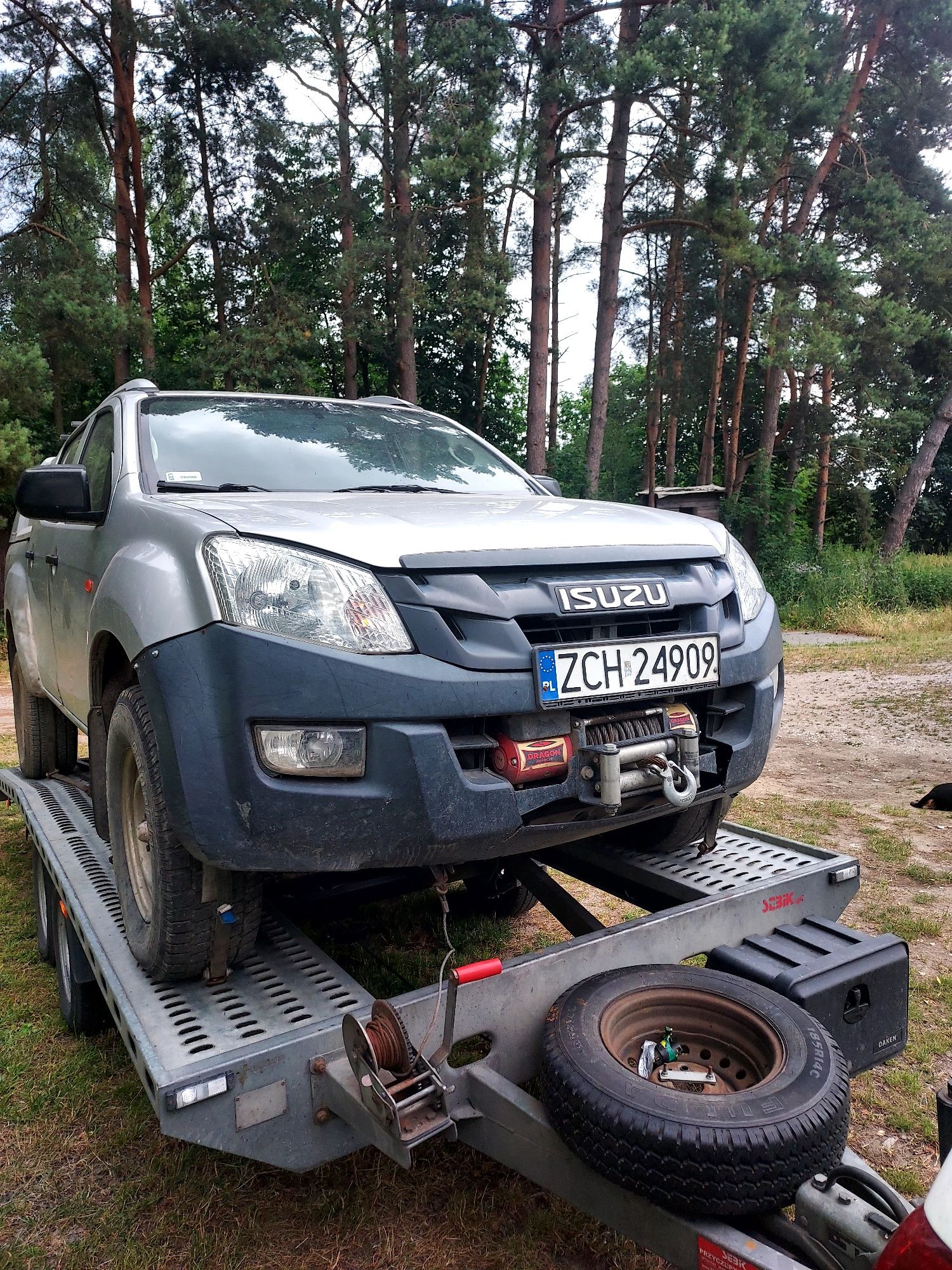Isuzu D-max II klima wciągarka