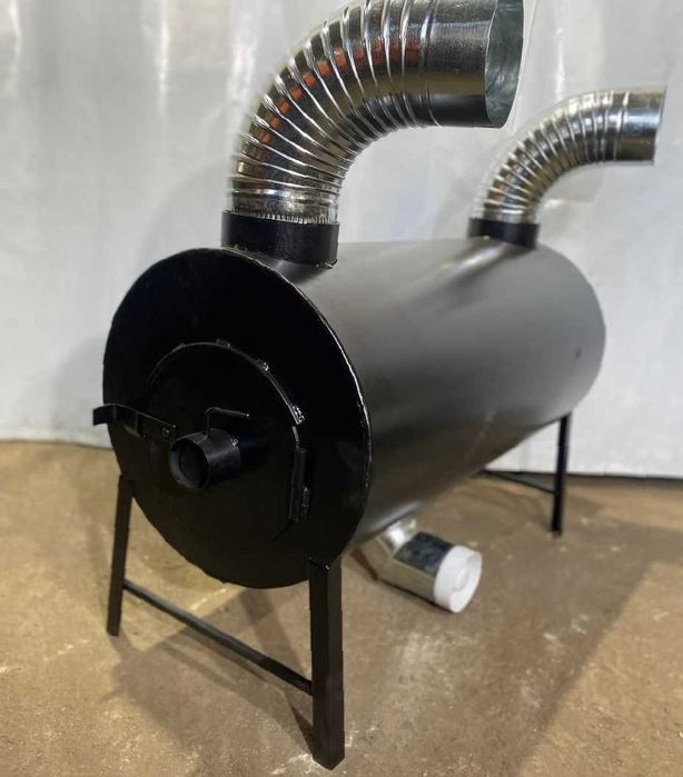 • ОБДУВ! 5мм! 295м3! • ККД 90%! Буржуйка Булерьян Булер'ян Печь Піч