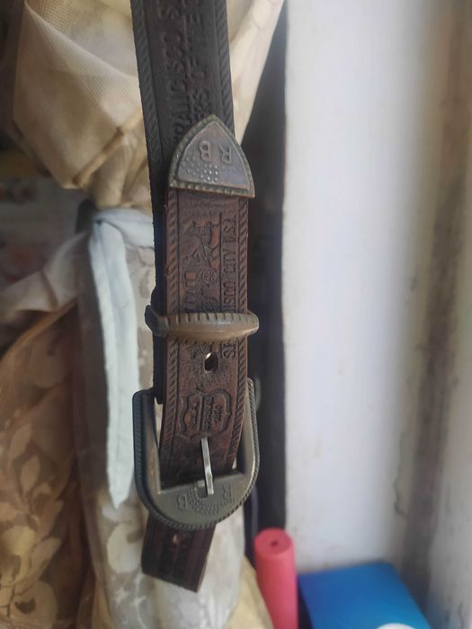 Ремень кожанный 95 см.