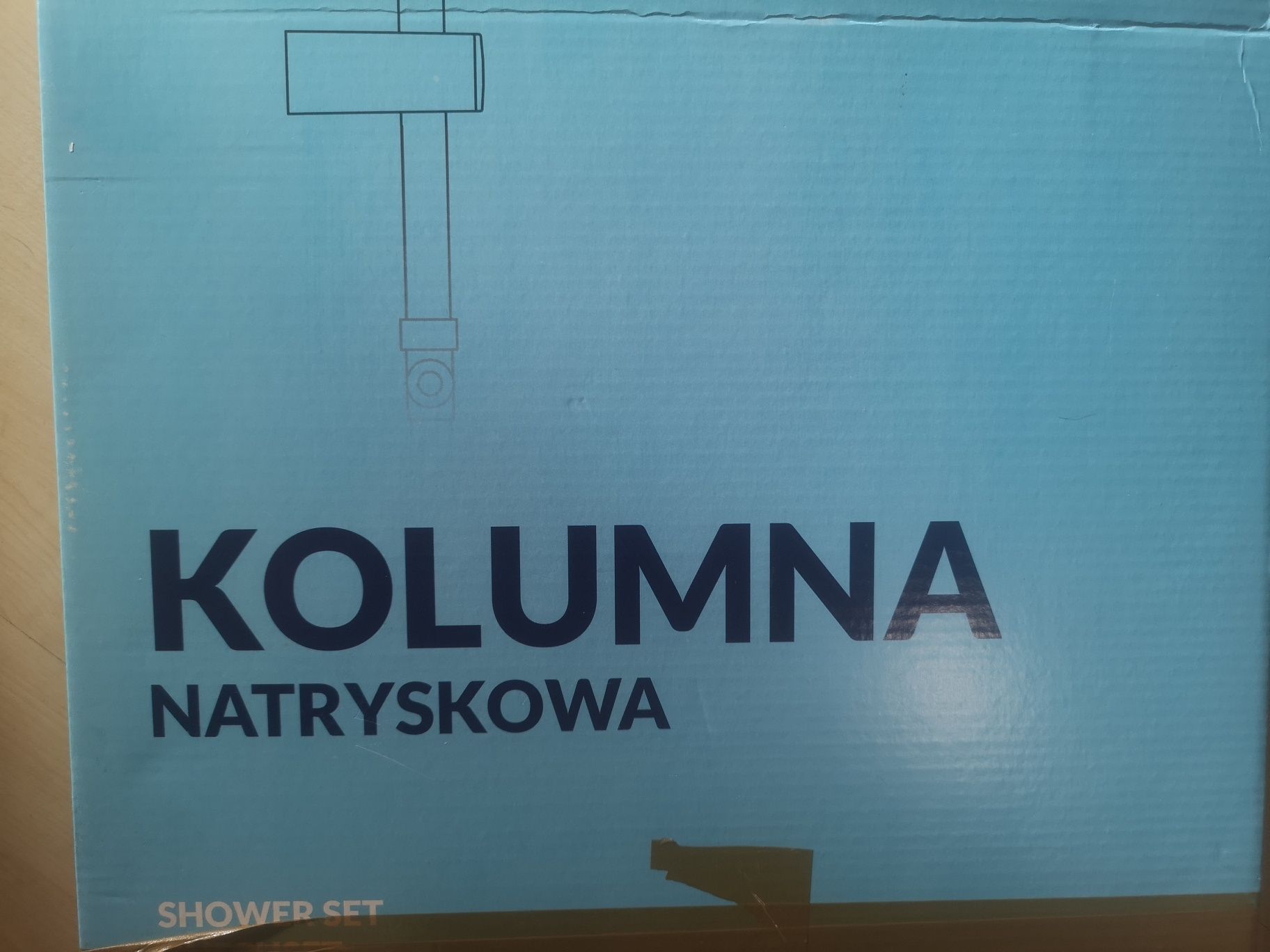 NOWA Kolumna natryskowa Kuchinox, biała deszczownica