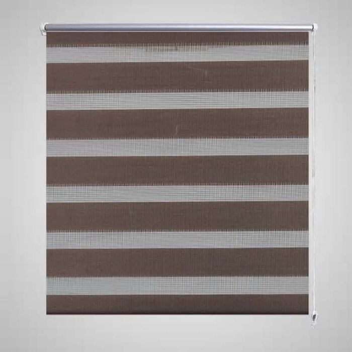 Roleta w pasy (80 x 175 cm) kawa