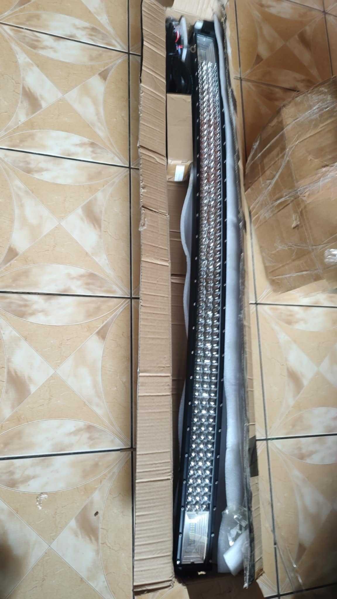 Lampa robocza led dalekosiężna 130 cm łuk 12v 24v
