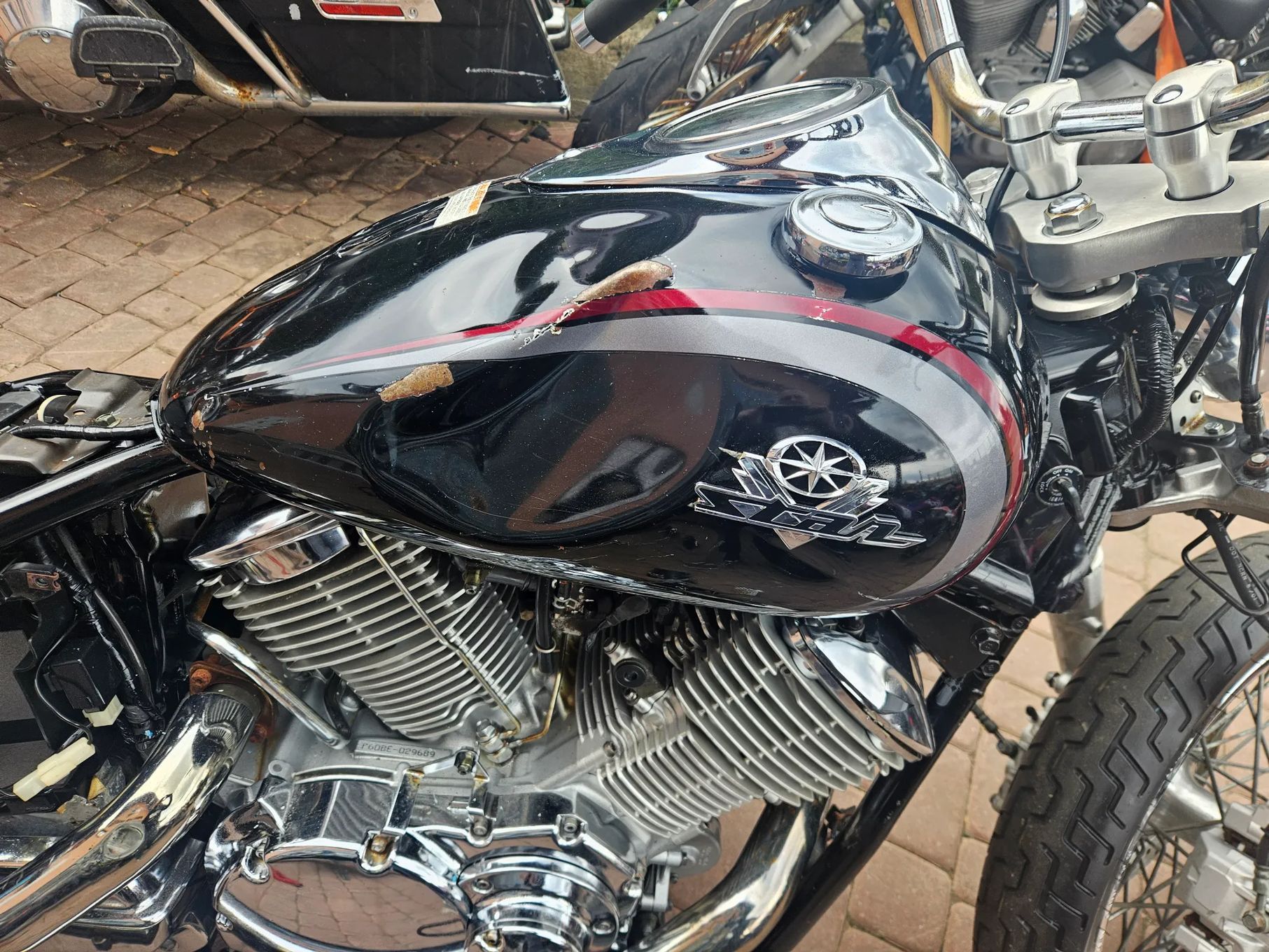 Yamaha Drag Star XVS 1100 DRAG STAR Wild Road xvs 1100 1700 VTX HURT MOTO