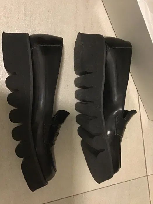 женские туфли лоферы, Италия, натуральная кожа, размер 39(25см)