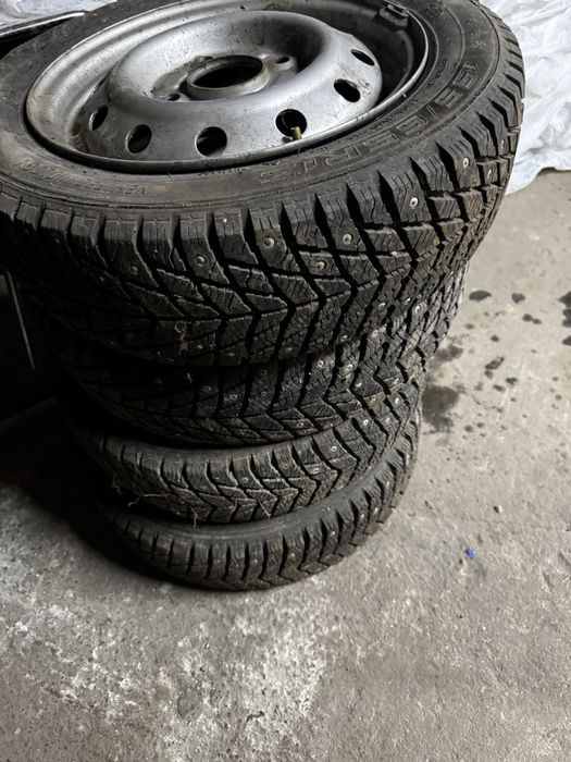 Диски з зимвою гумою,шип r13 155/65