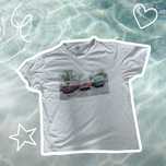 T-shirt z zabytkowymi autobusami